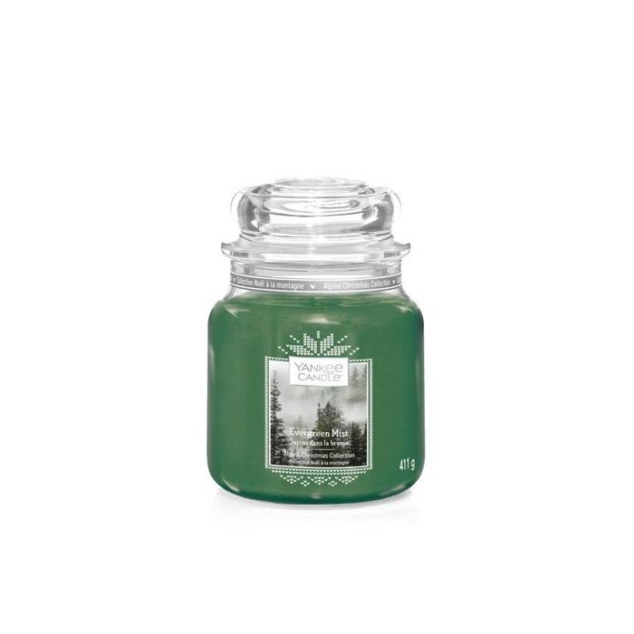 Yankee Candle Evergreen Mist - Medium Jar-2